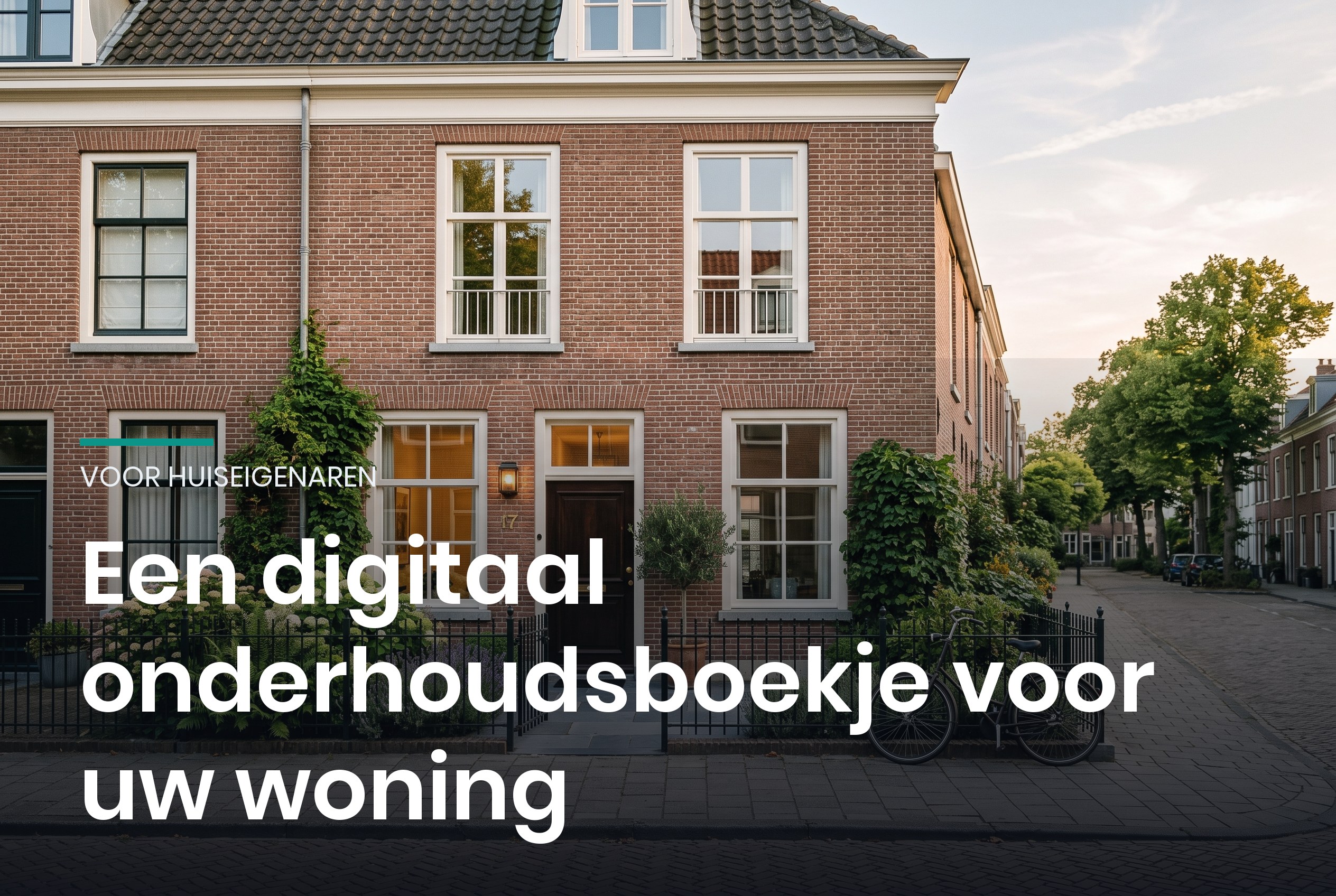 Goed onderhouden Nederlandse woning met een compleet digitaal woningdossier